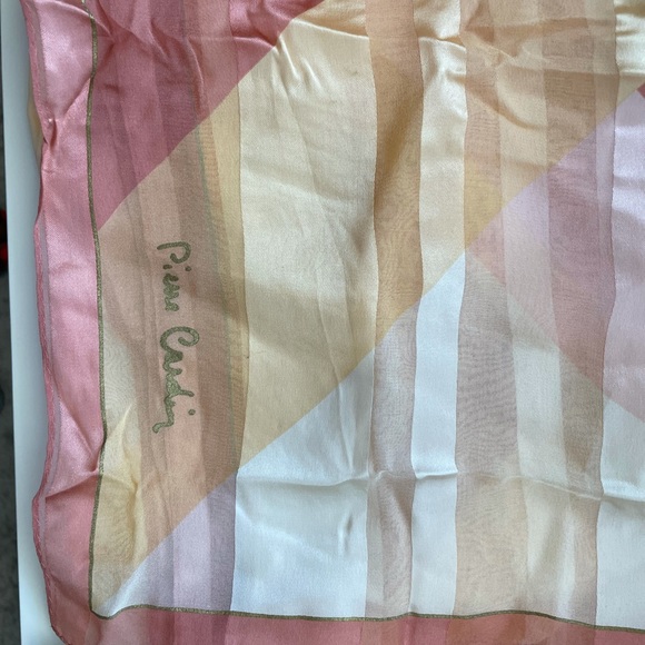 🔥Pierre Cardin 100% Silk Scarf - Picture 3 of 3